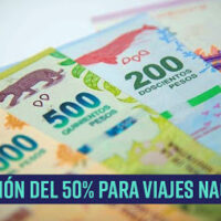 Novedades: Devolución del 50% para viajes nacionales.
