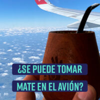 ¿Se puede tomar mate en el avión?